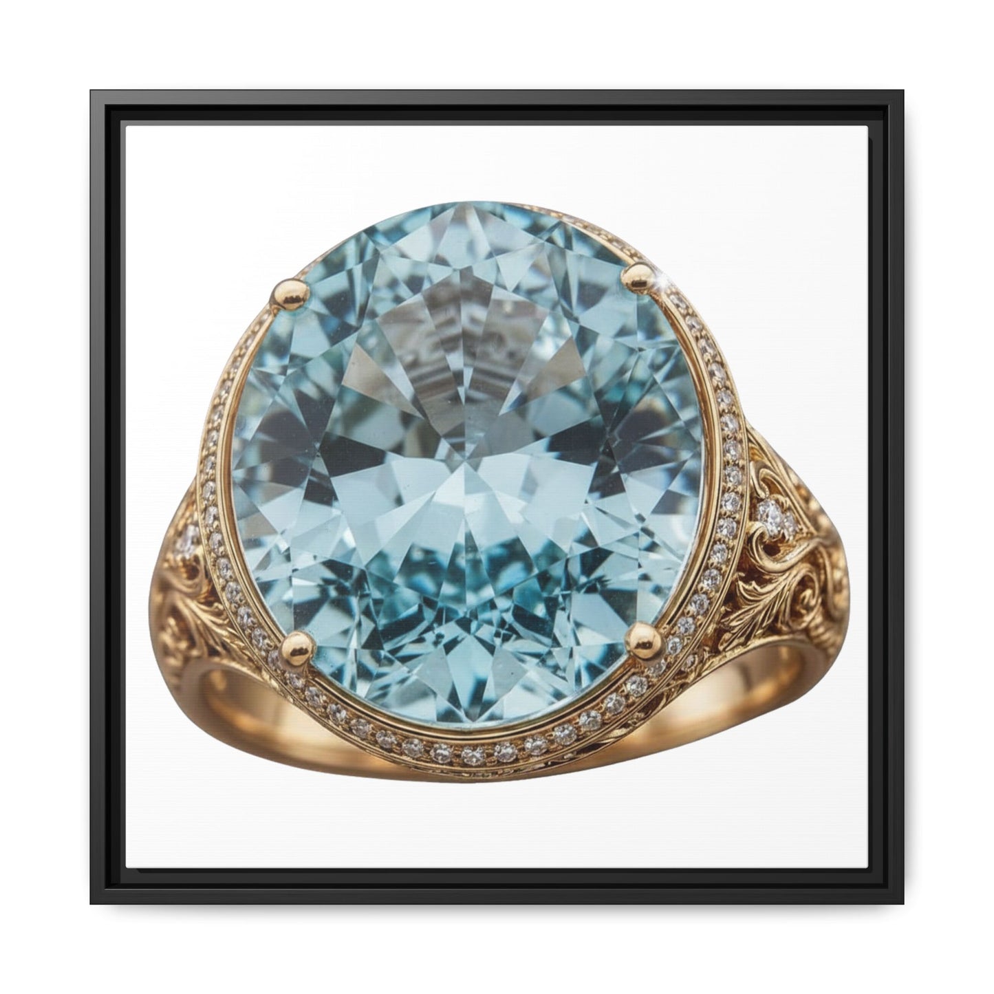 Aquamarine Heirloom Canvas Print