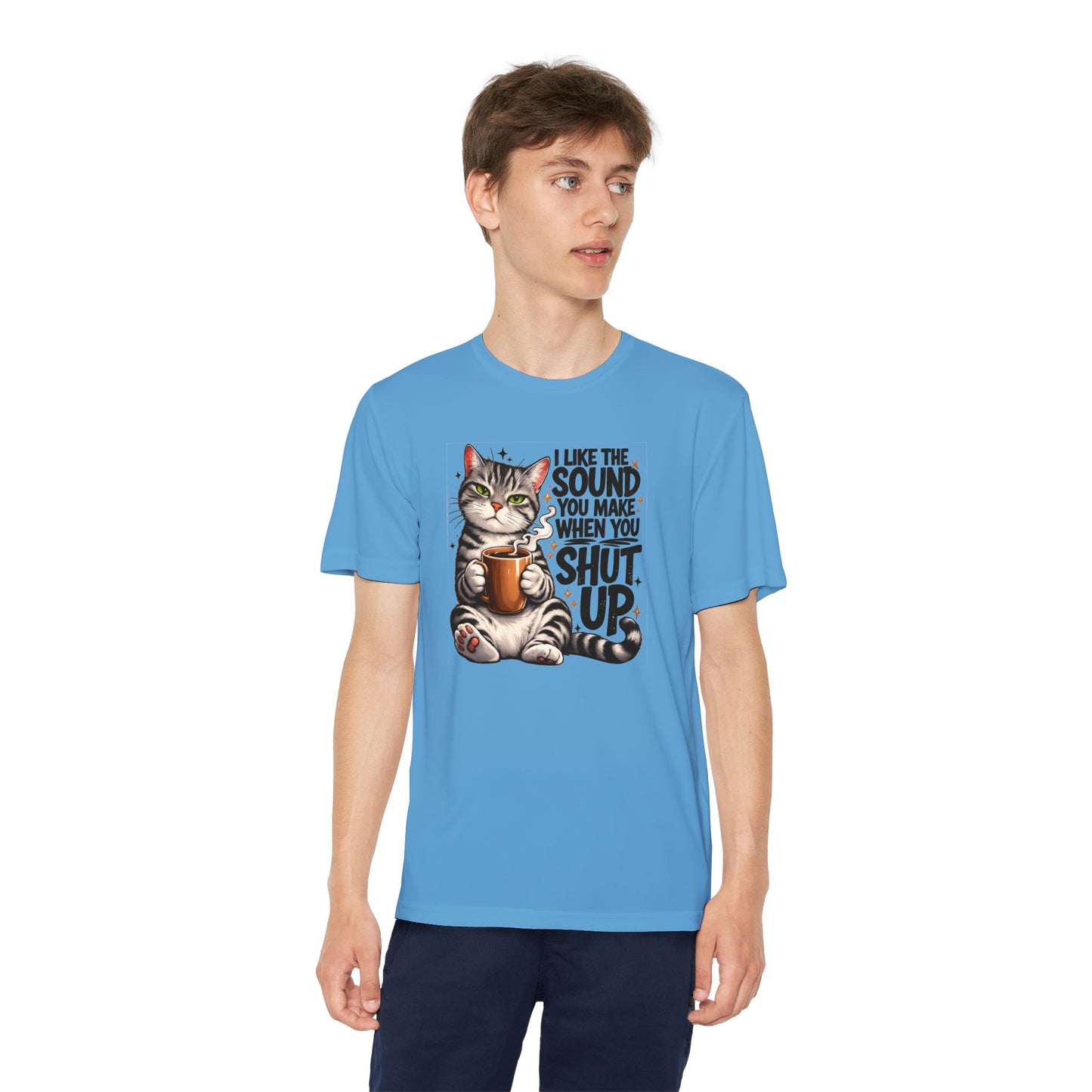 Youth Sarcastic Cat Graphic Tee