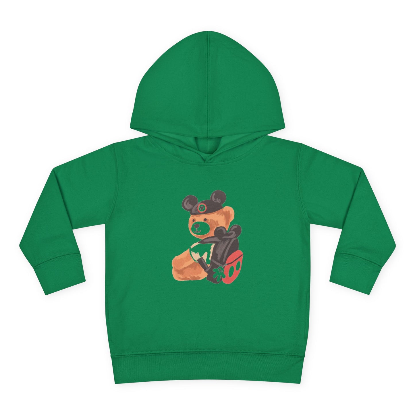 Playful Teddy Bear Toddler Pullover Hoodie