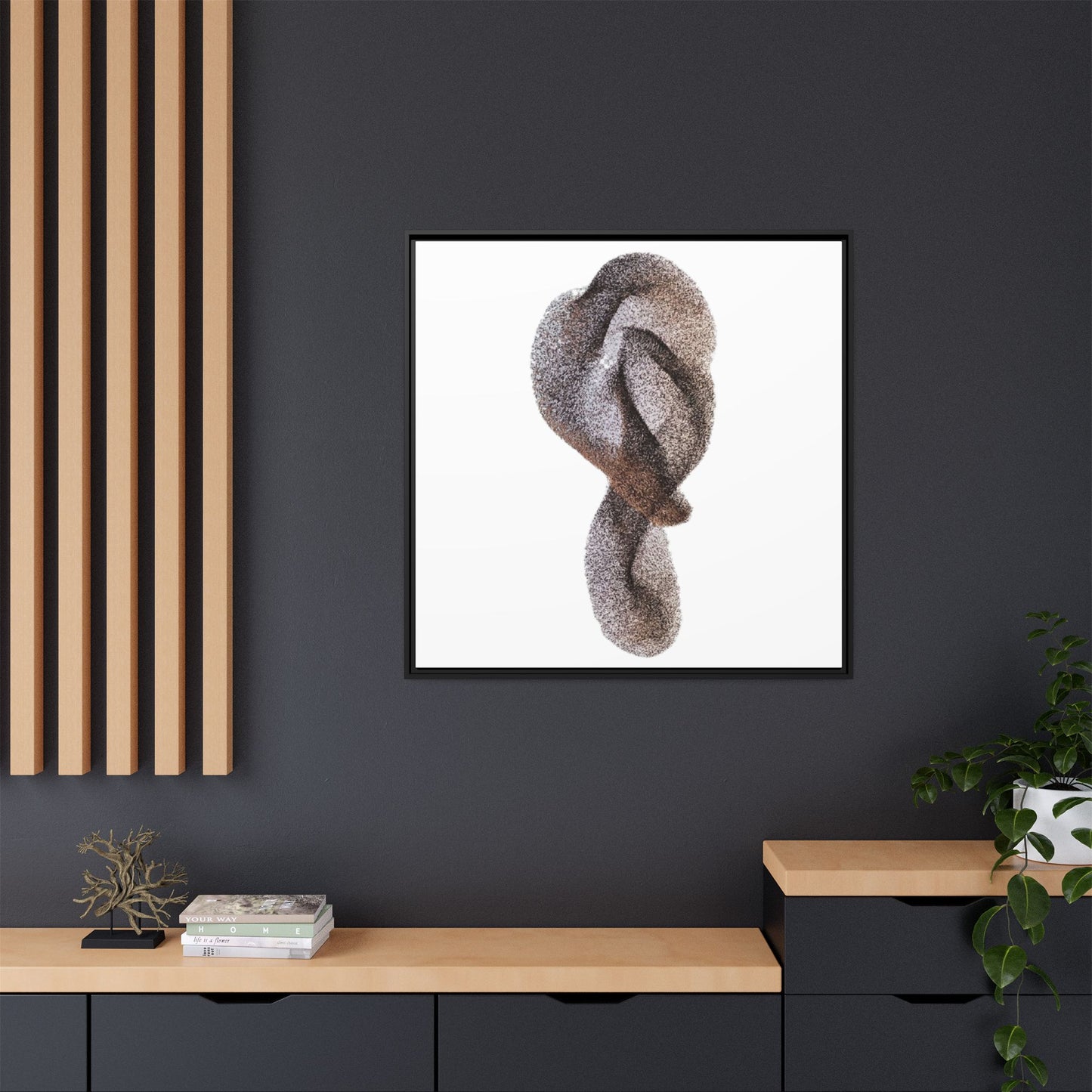 Textured Knot Canvas Print