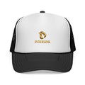 Gold Facet Interlink Mesh Trucker Cap
