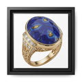 Lapis Ivory Focus Canvas