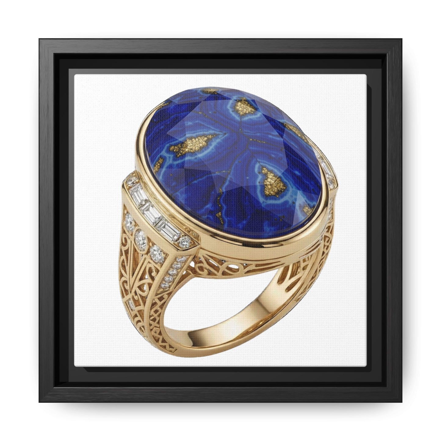 Lapis Ivory Focus Canvas