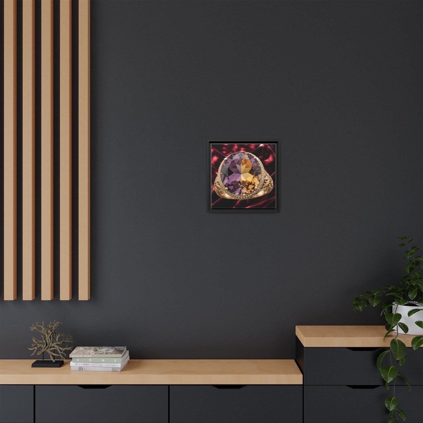 Twinlight Facet Canvas