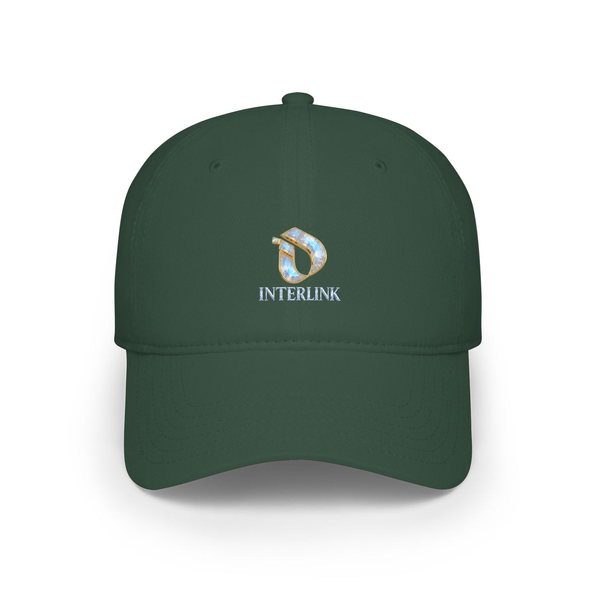 Moonstone Iridescent Mark Interlink Cotton Twill Cap