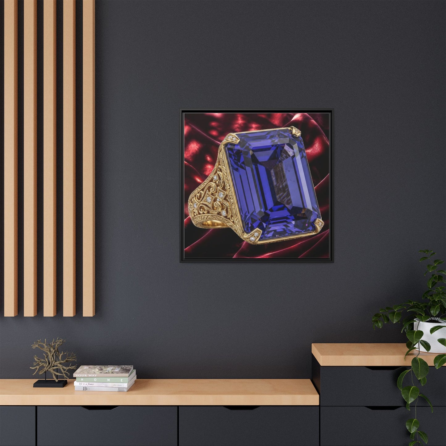 Tanzanite Velvet Canvas