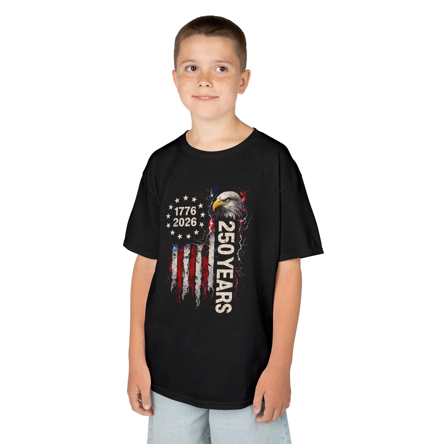 Youth America 250 Years Patriotic T-Shirt