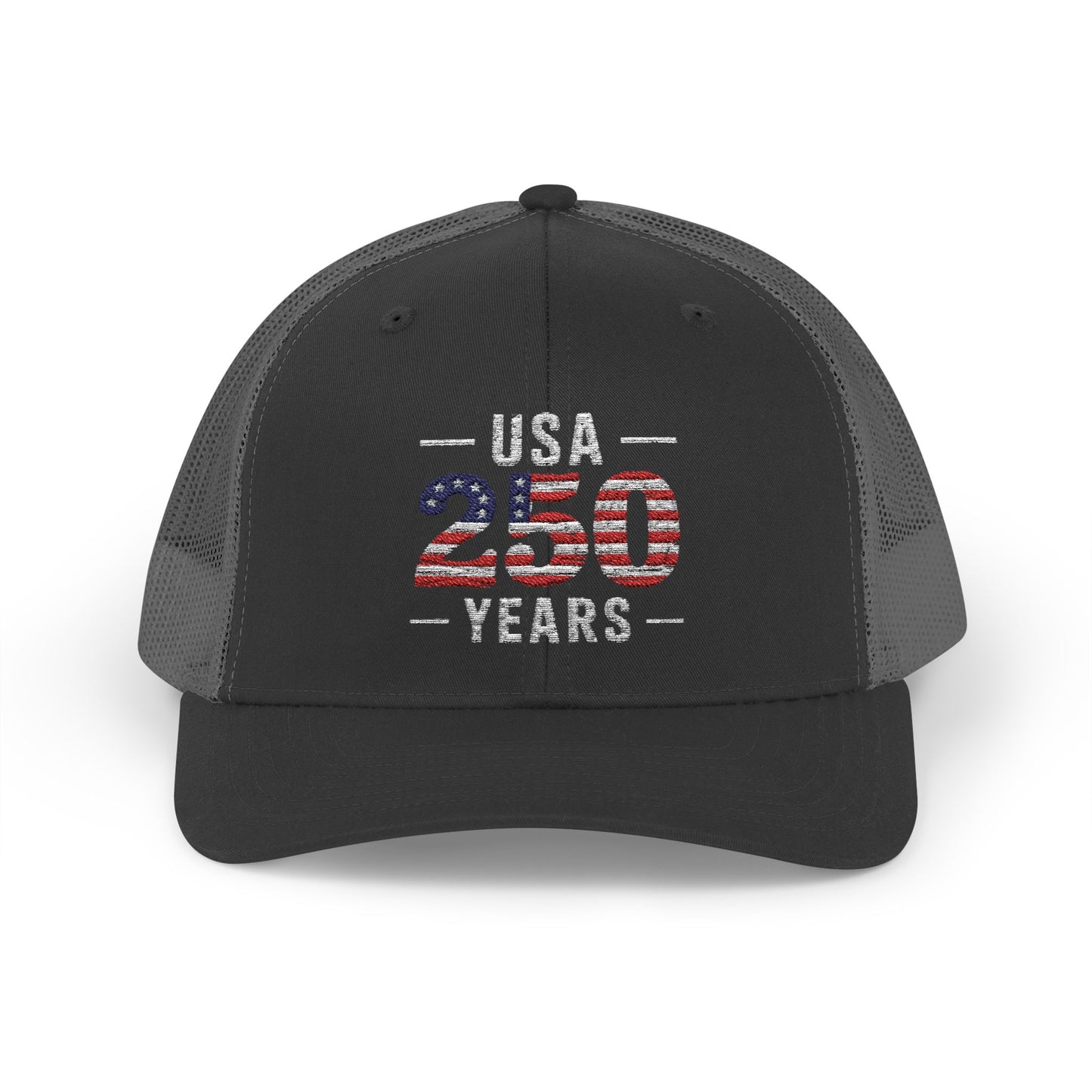 USA 250 Years Patriotic Trucker Cap