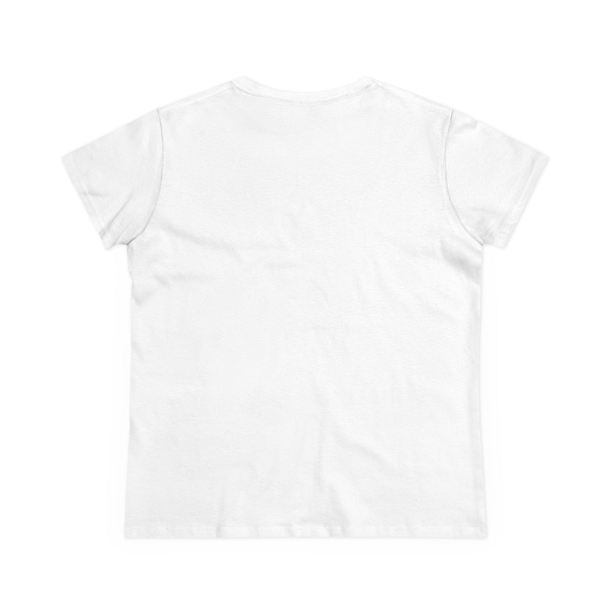 Japanese Woman & Folding Fan Cherry Blossom Front Print Women’s Tee