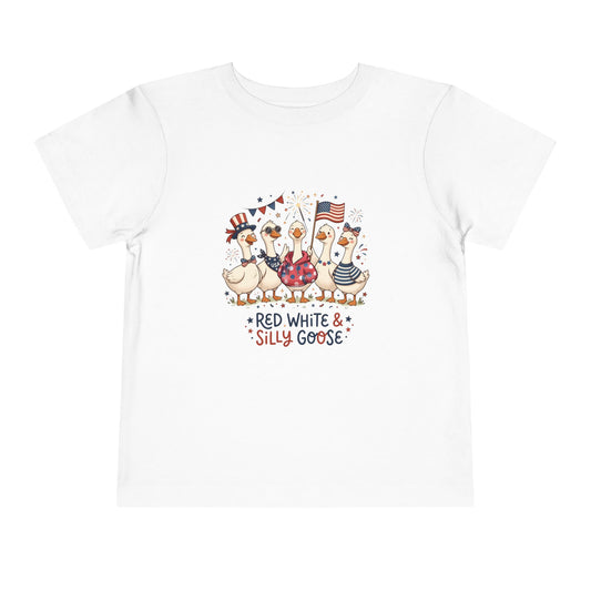 Red White & Silly Goose Toddler T-Shirt