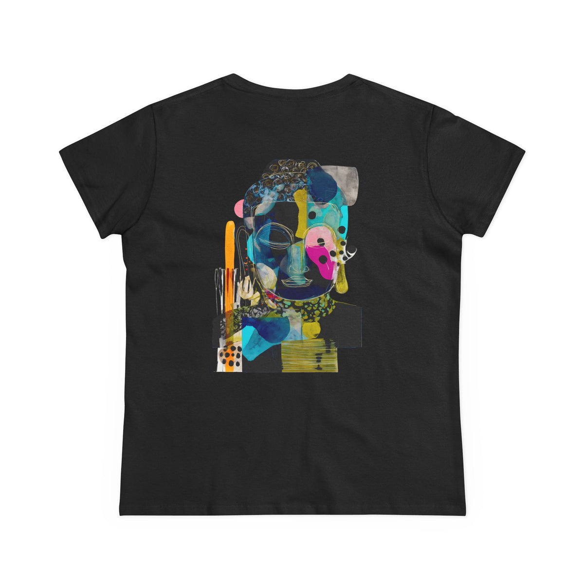 Abstract Chromatic Portrait Back Print Women’s Tee