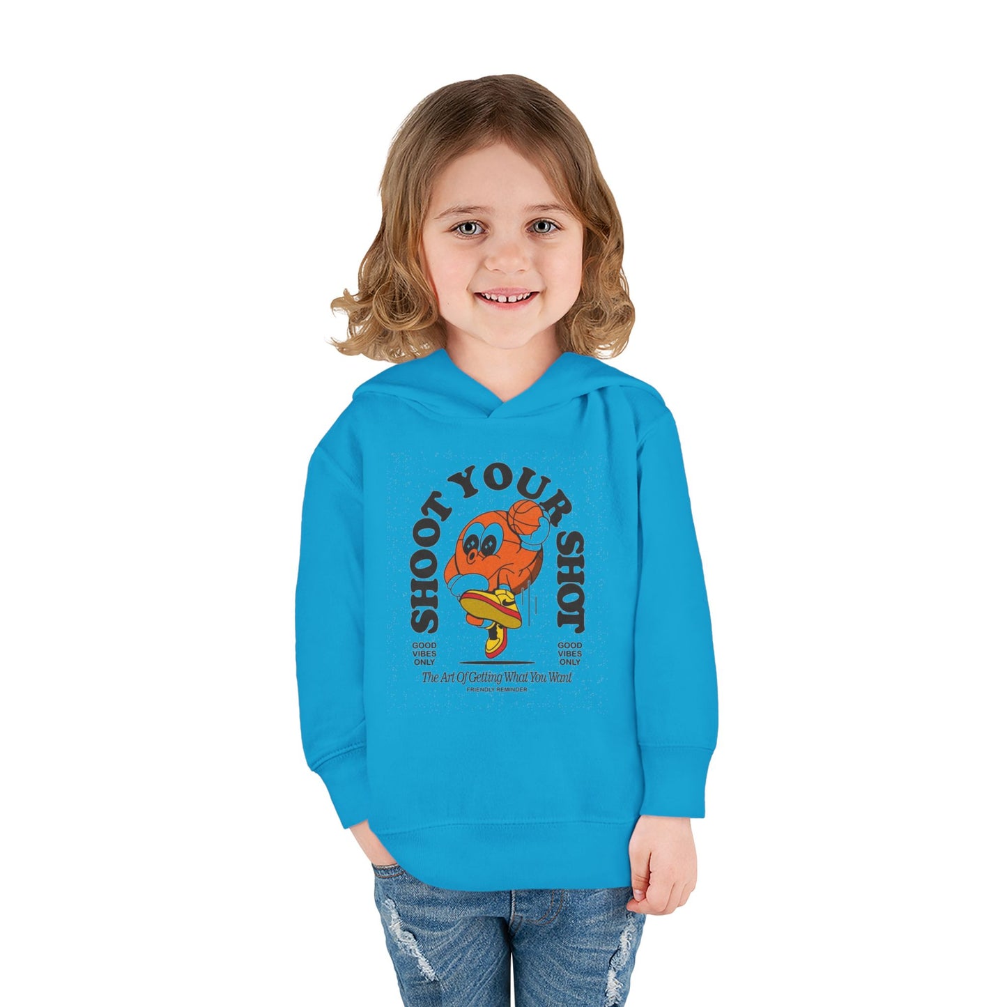 Shoot Your Shot Basketball Toddler Hoodie