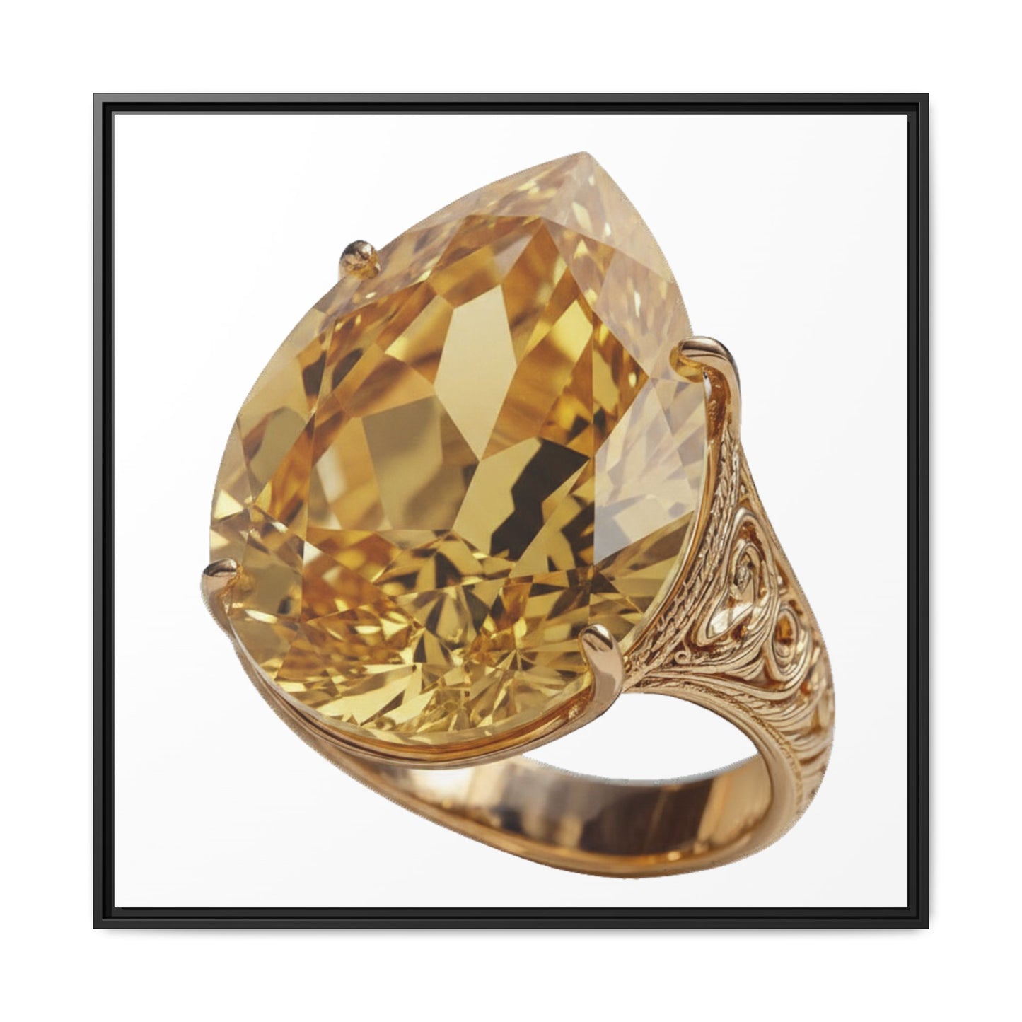Citrine Signet Canvas Print