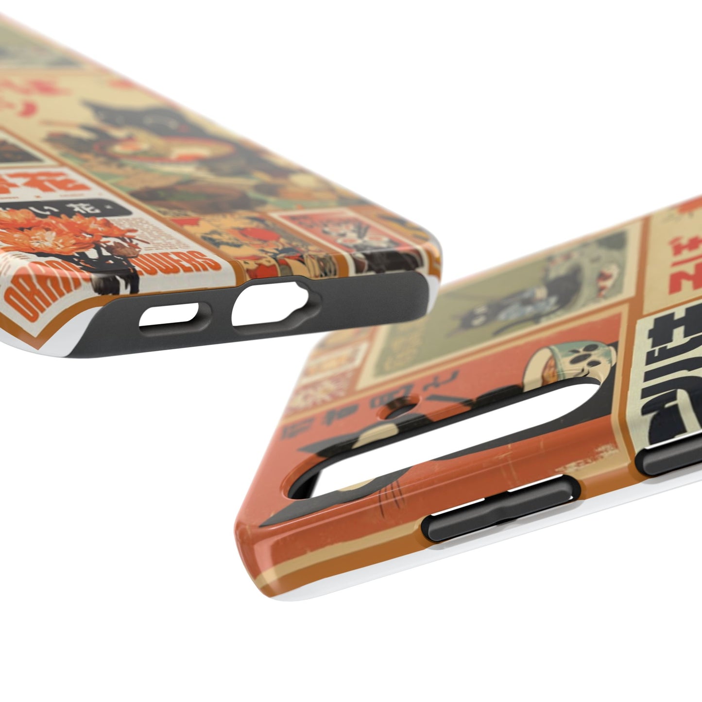 Retro Cat Collage Samsung Phone Case