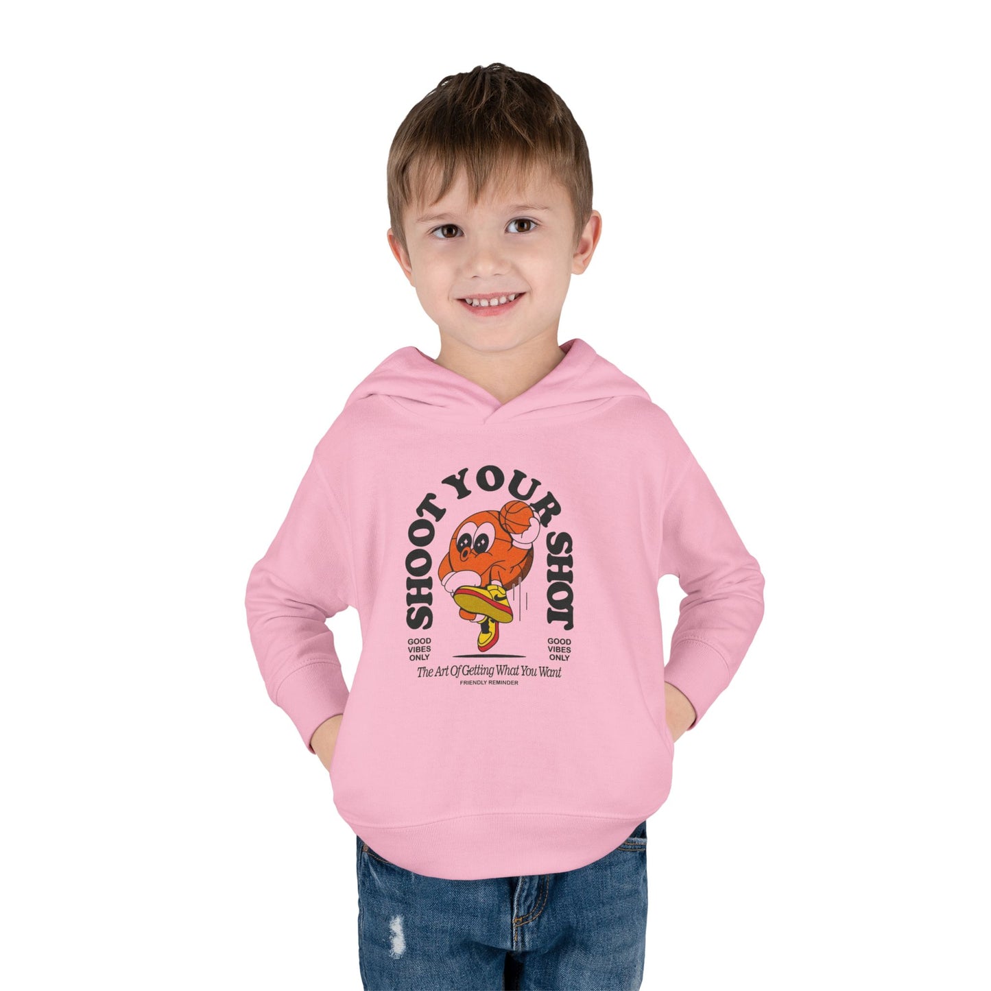 Shoot Your Shot Basketball Toddler Hoodie