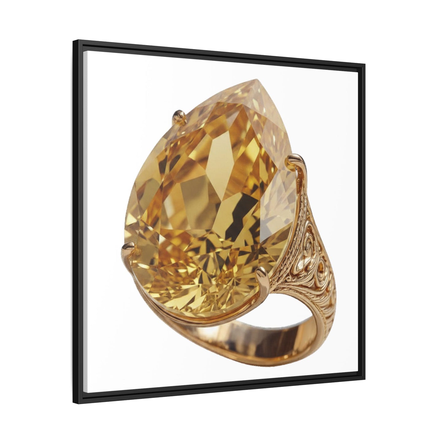 Citrine Signet Canvas Print