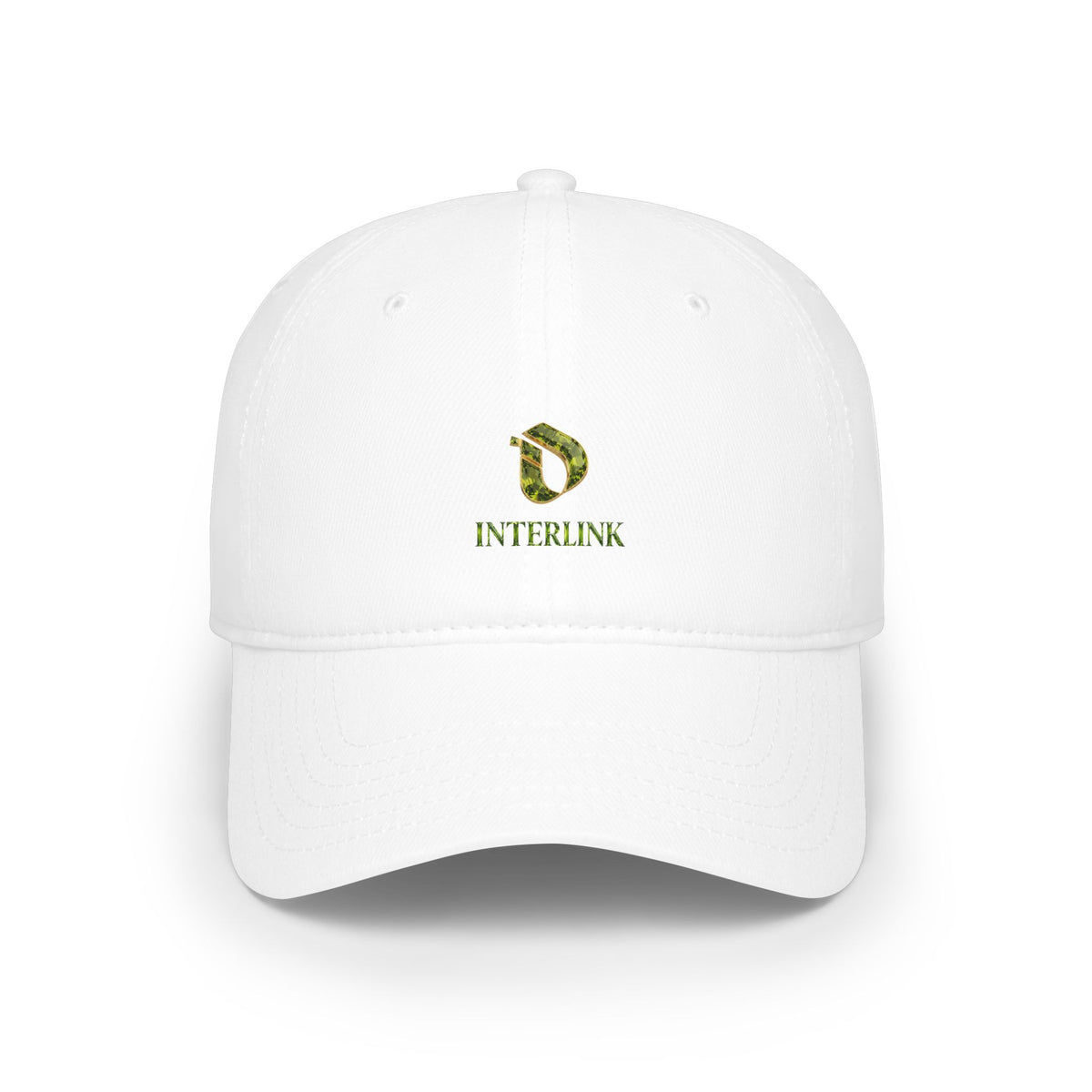 Peridot Gemstone Graphic Interlink Cotton Twill Cap