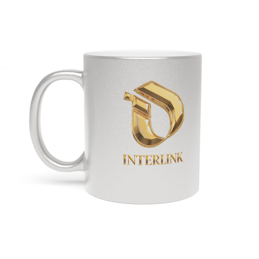 Metallic Halo Interlink Ceramic Mug