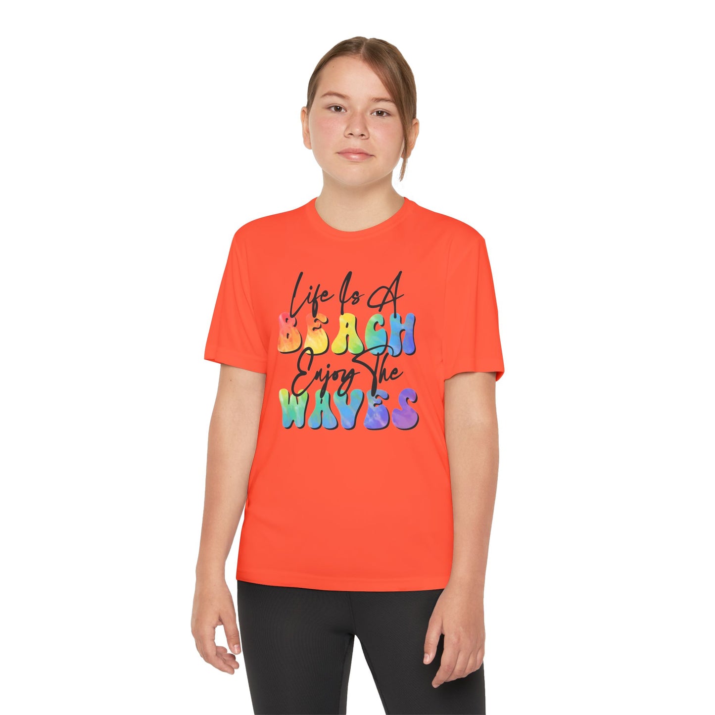 Youth Beach Waves Graphic Tee