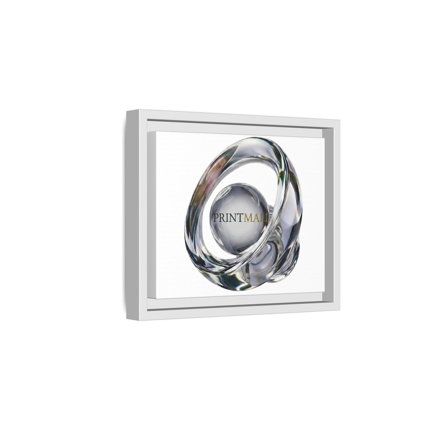 Interwoven Chrome Ribbon Canvas