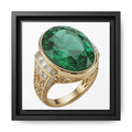 Emerald Heirloom Canvas Print