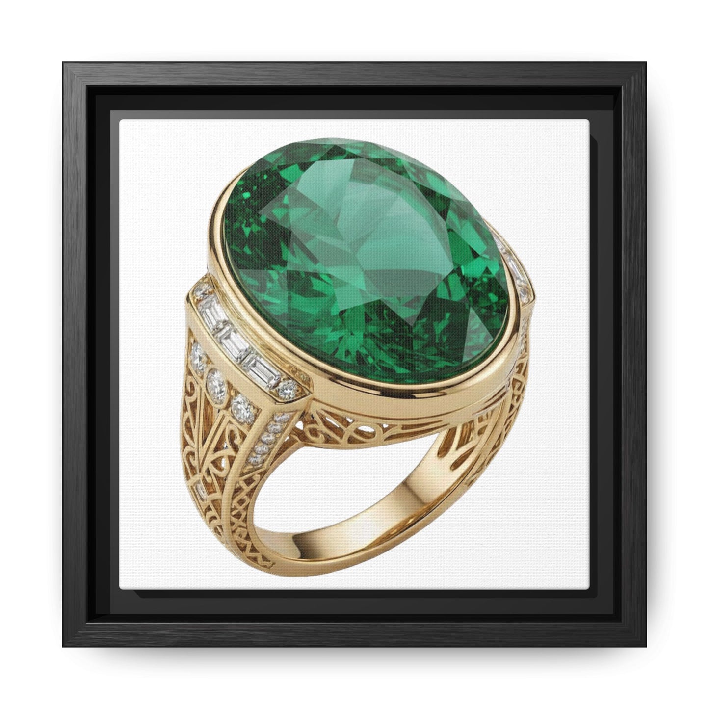 Emerald Heirloom Canvas Print