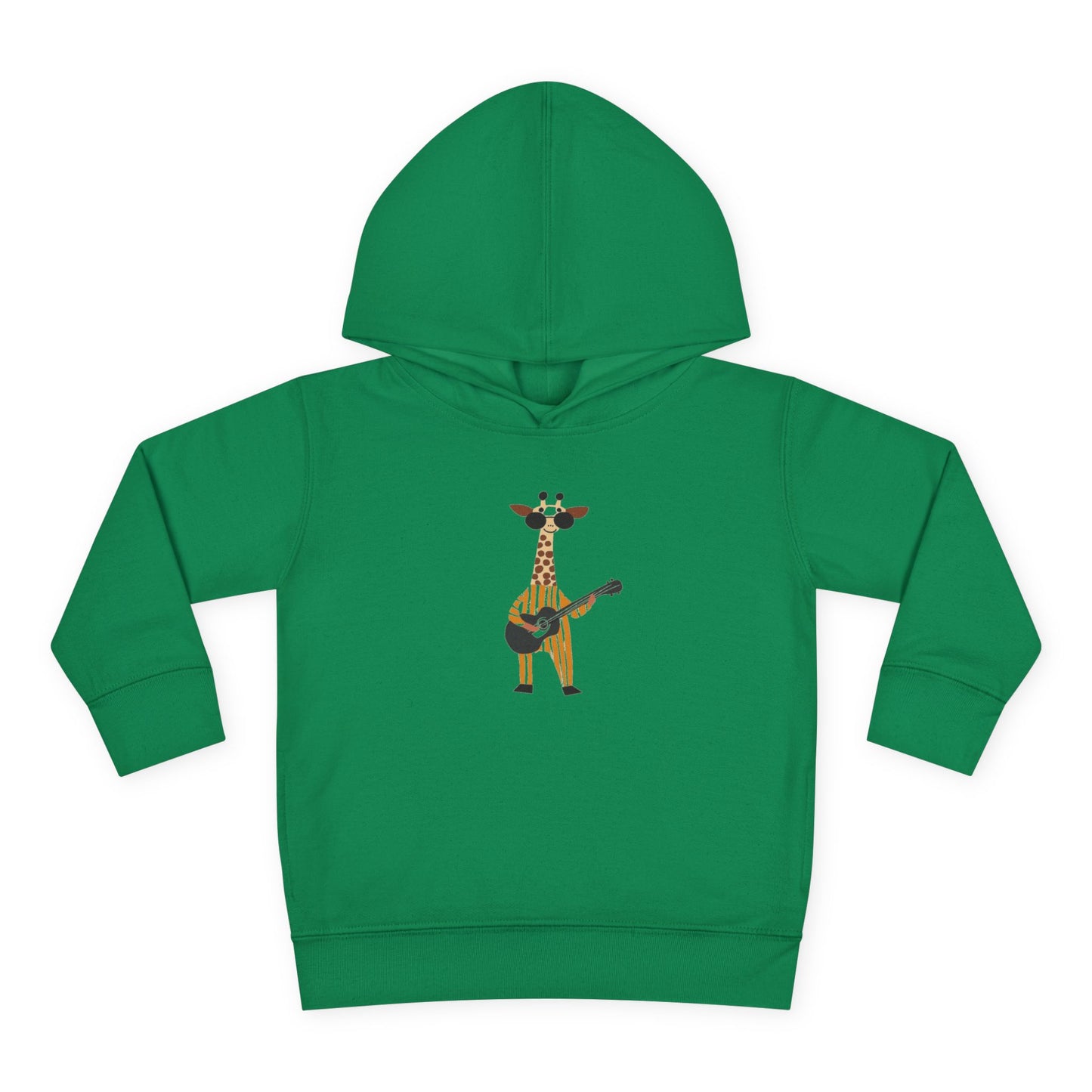 Guitar-Playing Giraffe Toddler Hoodie