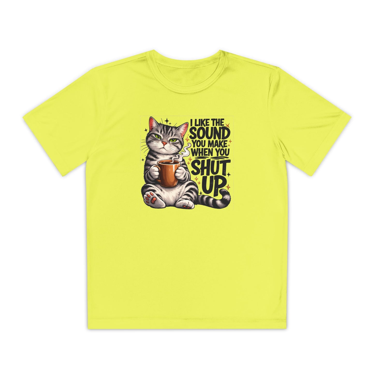 Youth Sarcastic Cat Graphic Tee