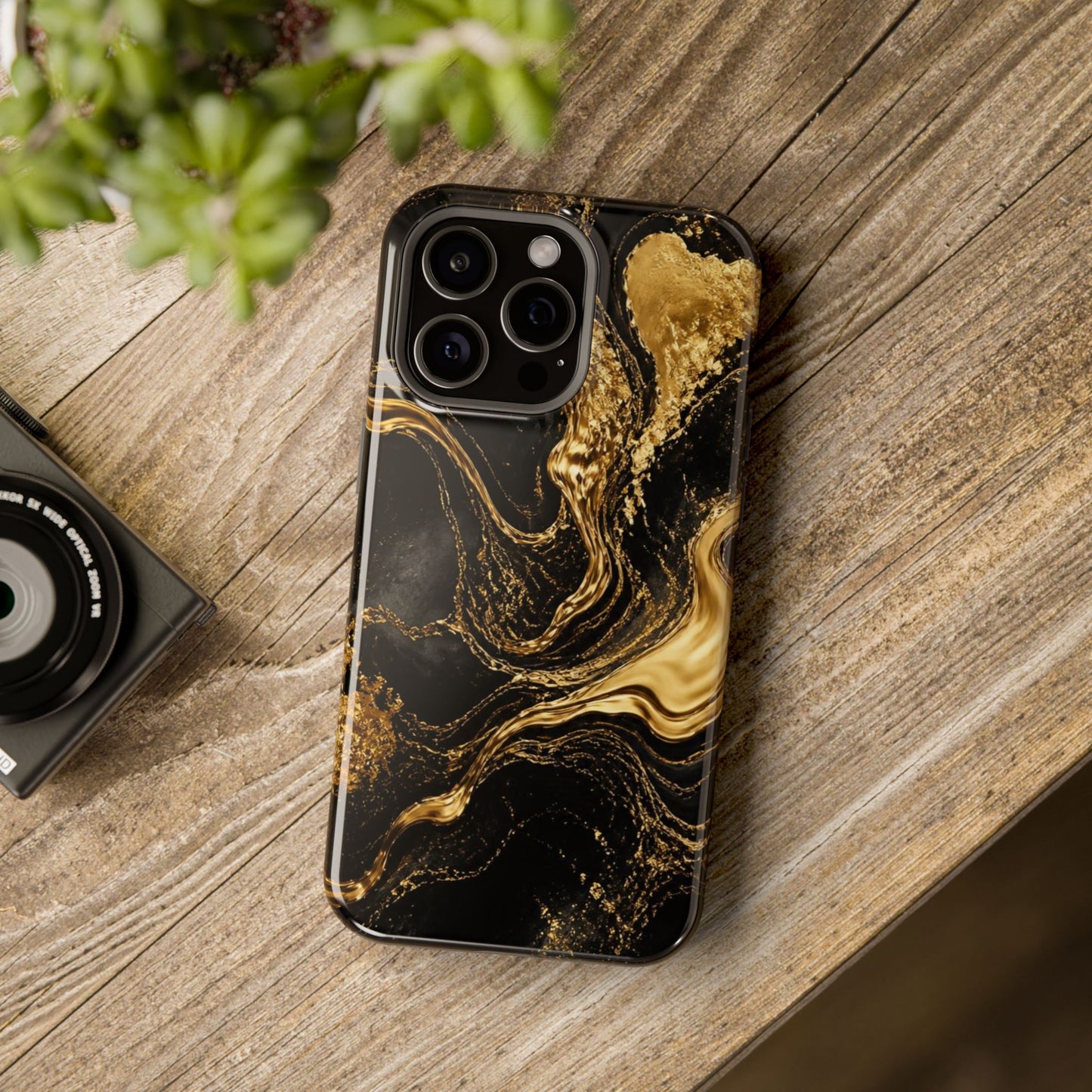 Obsidian Flow Apple Phone Case