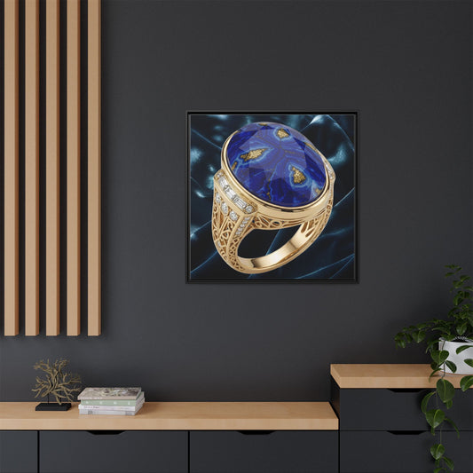 Lapis Nocturne Radiance Canvas