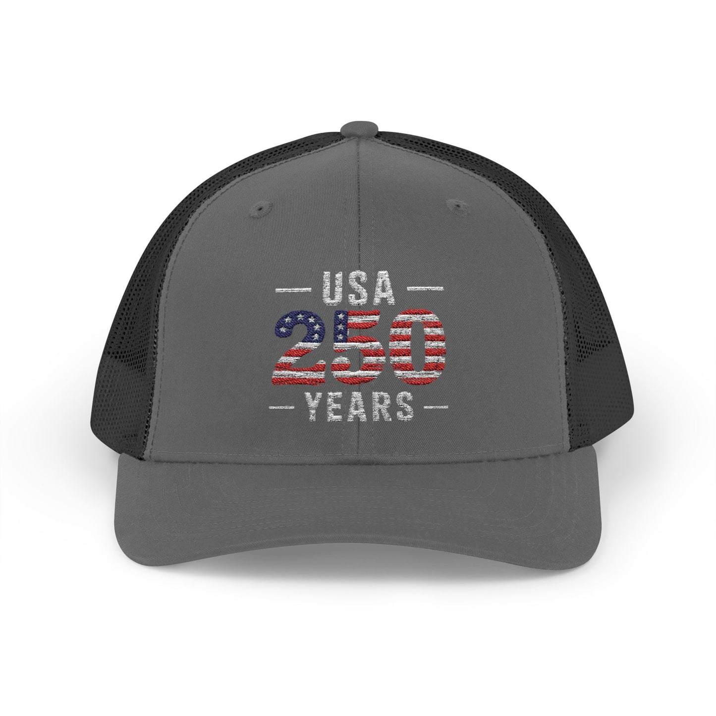 USA 250 Years Patriotic Trucker Cap