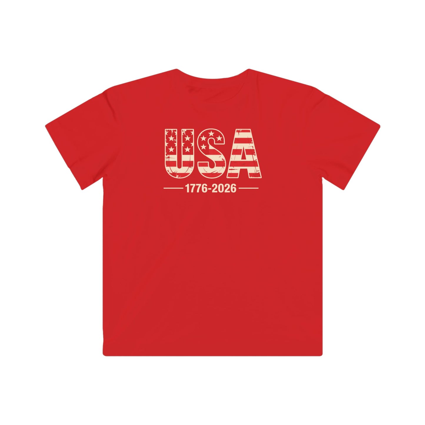 Youth USA 1776-2026 Patriotic Graphic T-Shirt