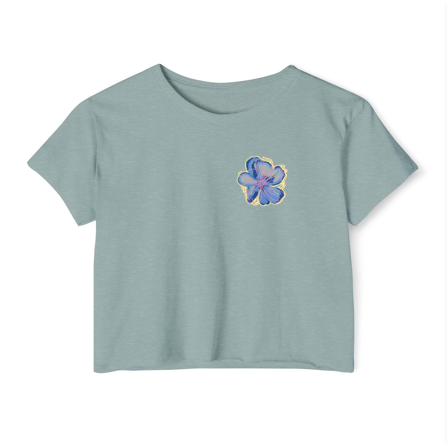 Floral Chest Graphic Boxy Tee