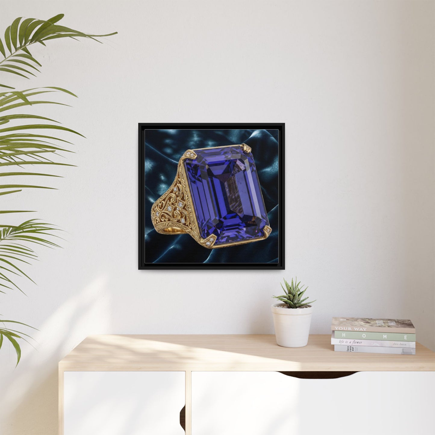 Tanzanite Citadel Canvas