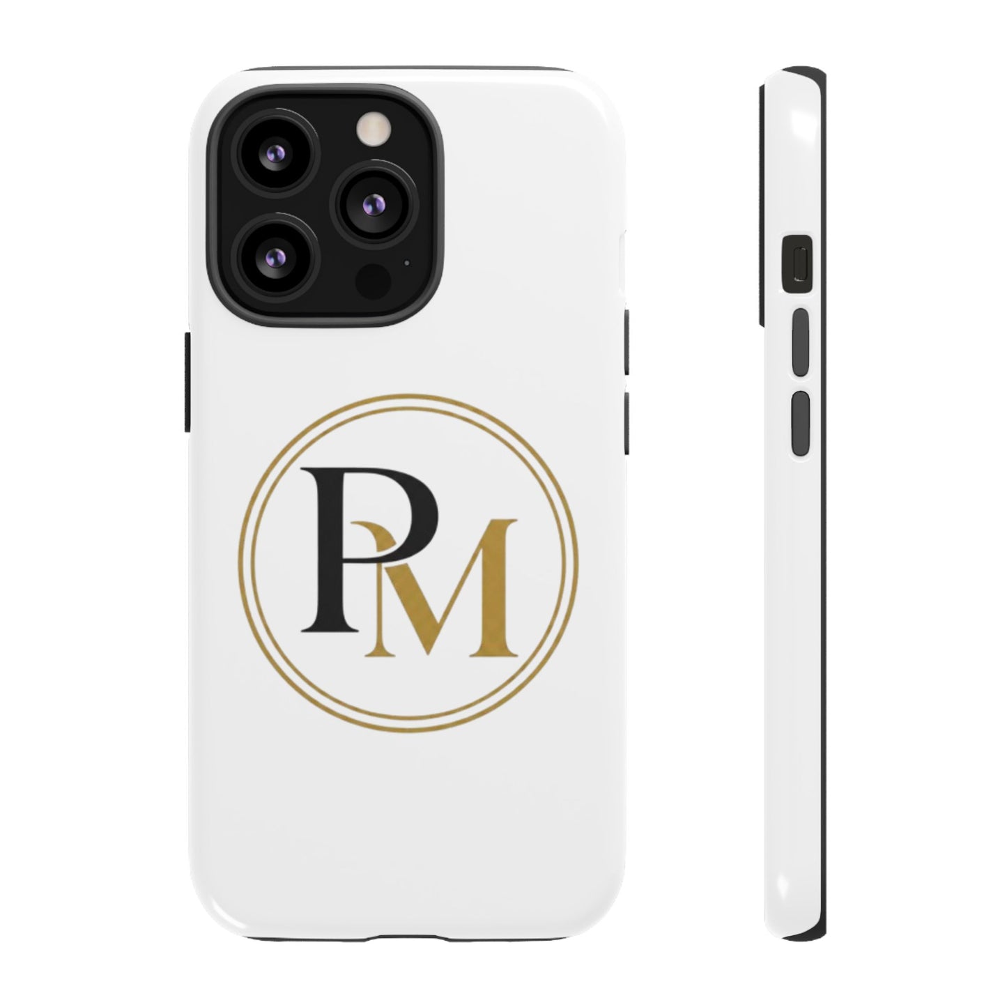 PM Monogram Apple Phone Case