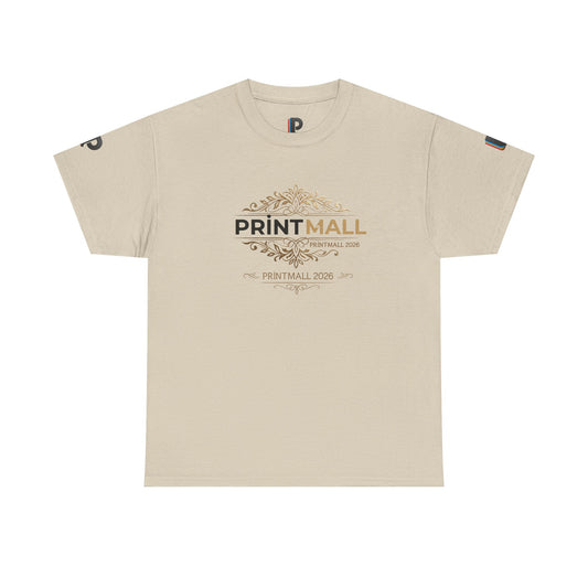 PrintMall Flourished Yearmark Cotton Tee