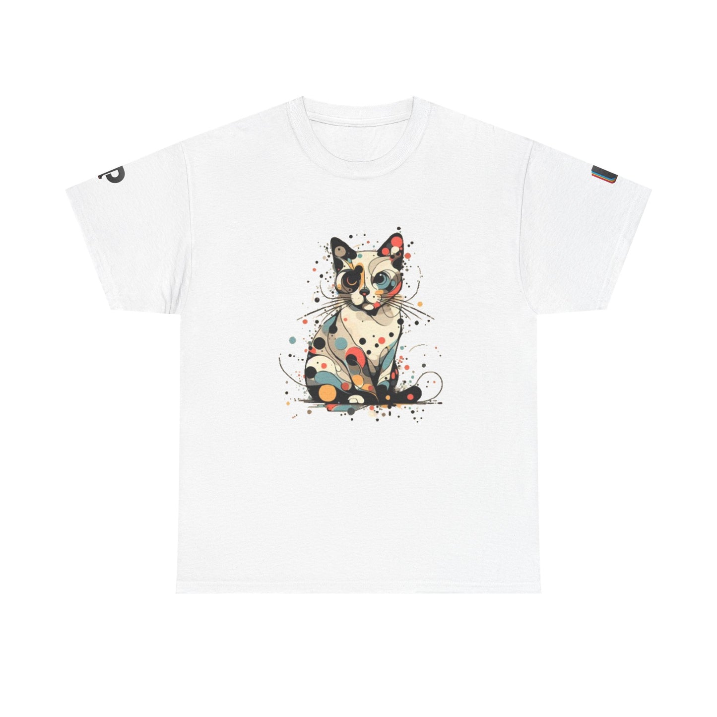 Patchwork Cat Graphic Men’s Tee