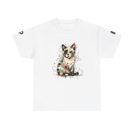 Patchwork Cat Graphic Men’s Tee