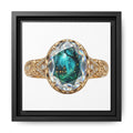 Emerald Radiance Signet Canvas