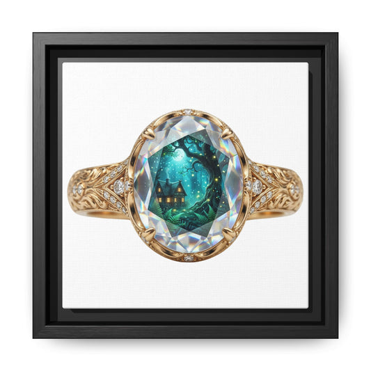 Emerald Radiance Signet Canvas