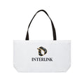 Black Diamond Facet Interlink T-Bottom Tote Bag
