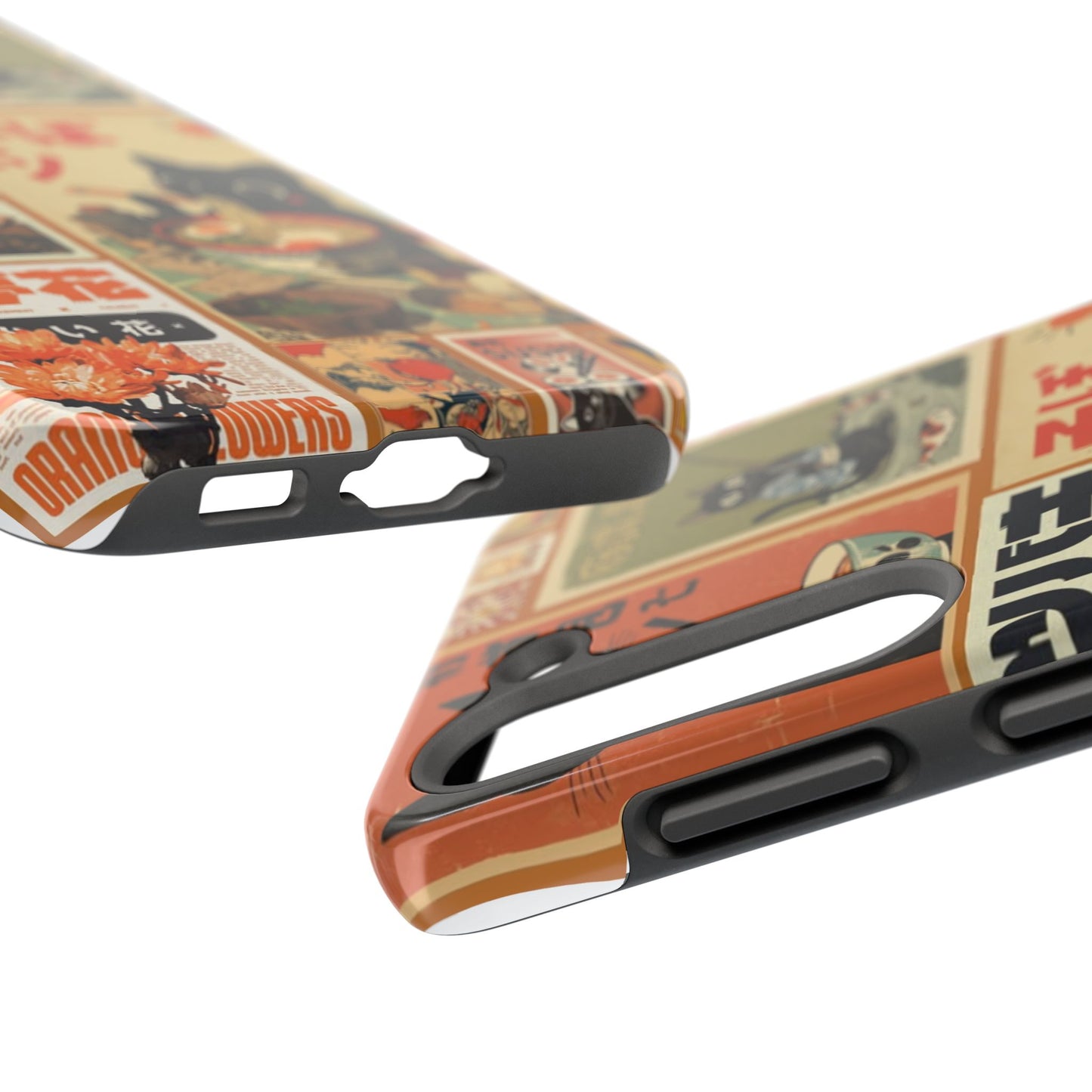 Retro Cat Collage Samsung Phone Case