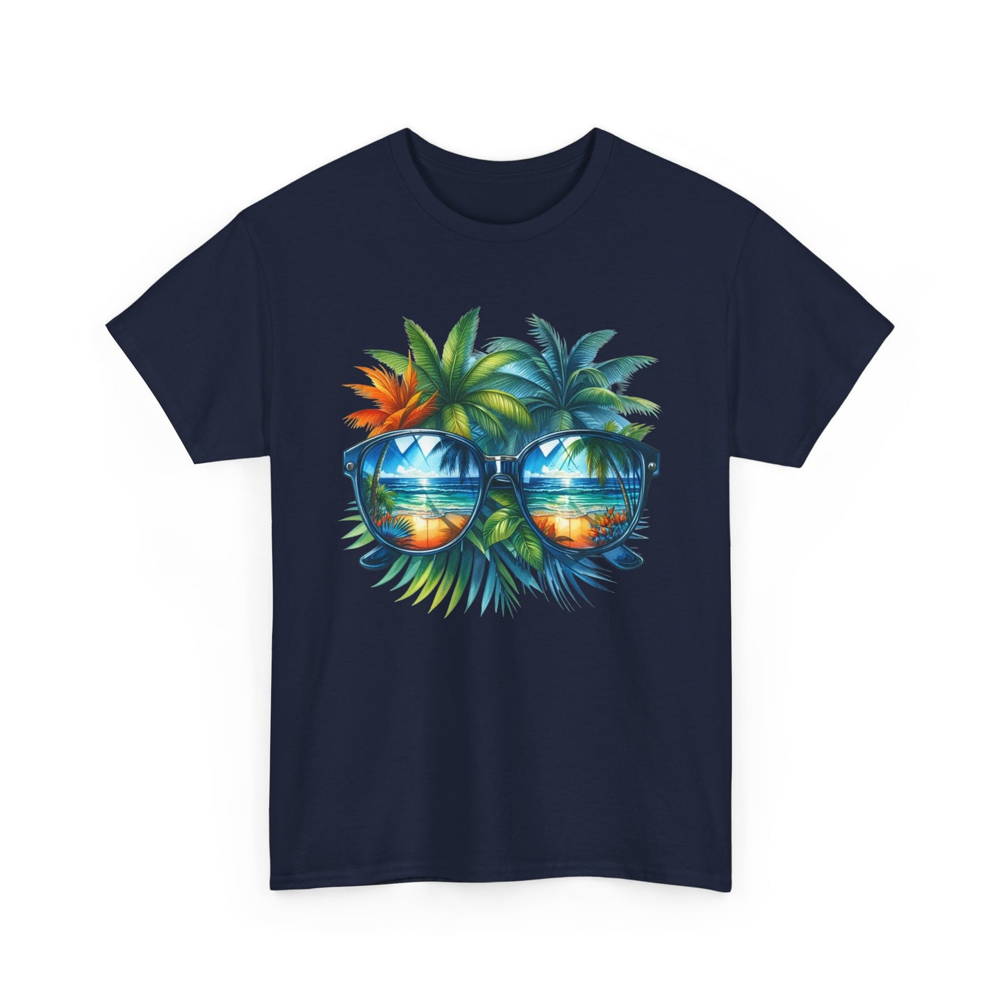 Tropical Sunglasses Palm Tree T-Shirt