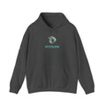 Aquamarine Crest Interlink Men’s Pullover Hoodie