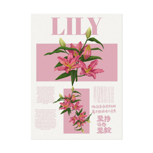 Lily Editorial Poster