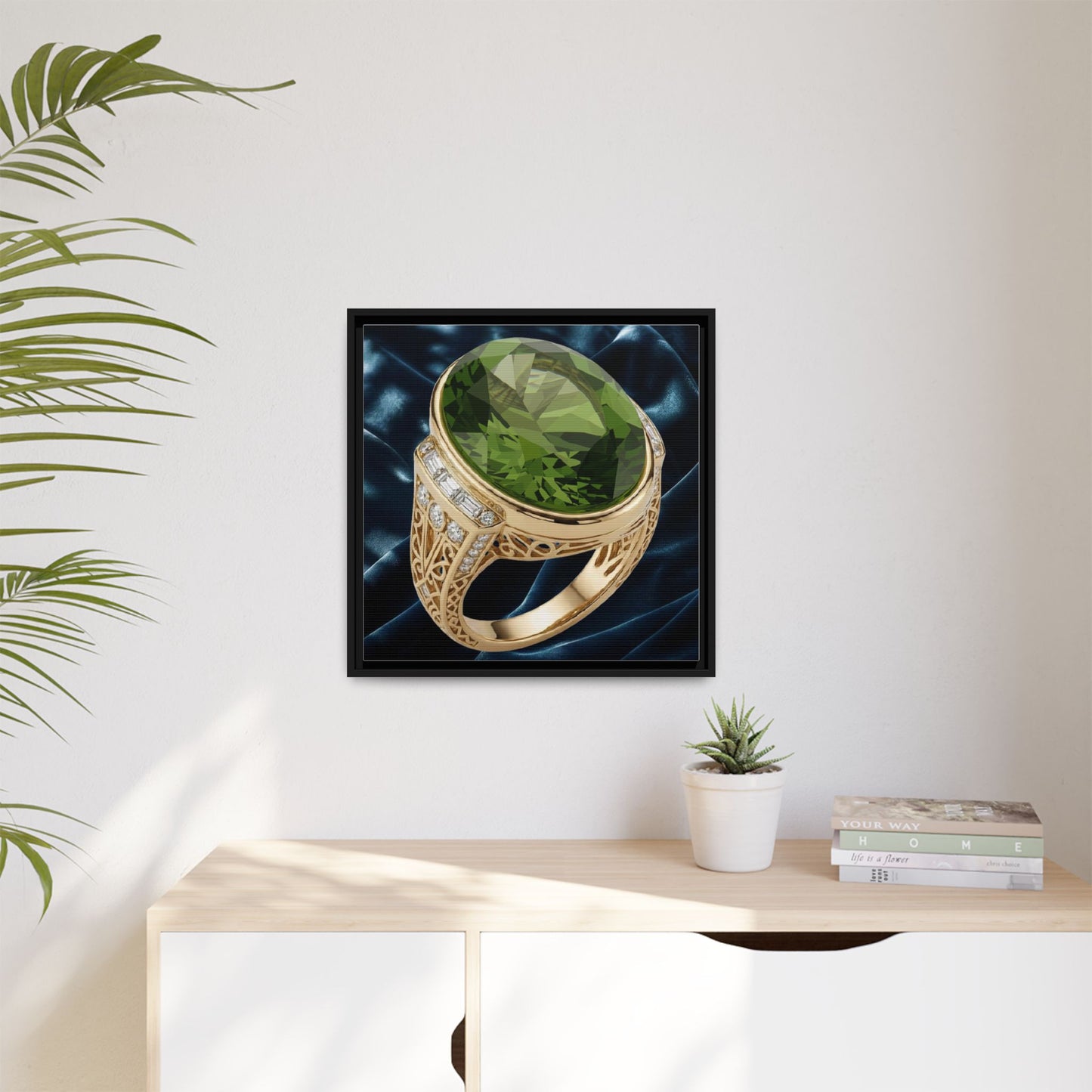 Greenfire Peridot Canvas