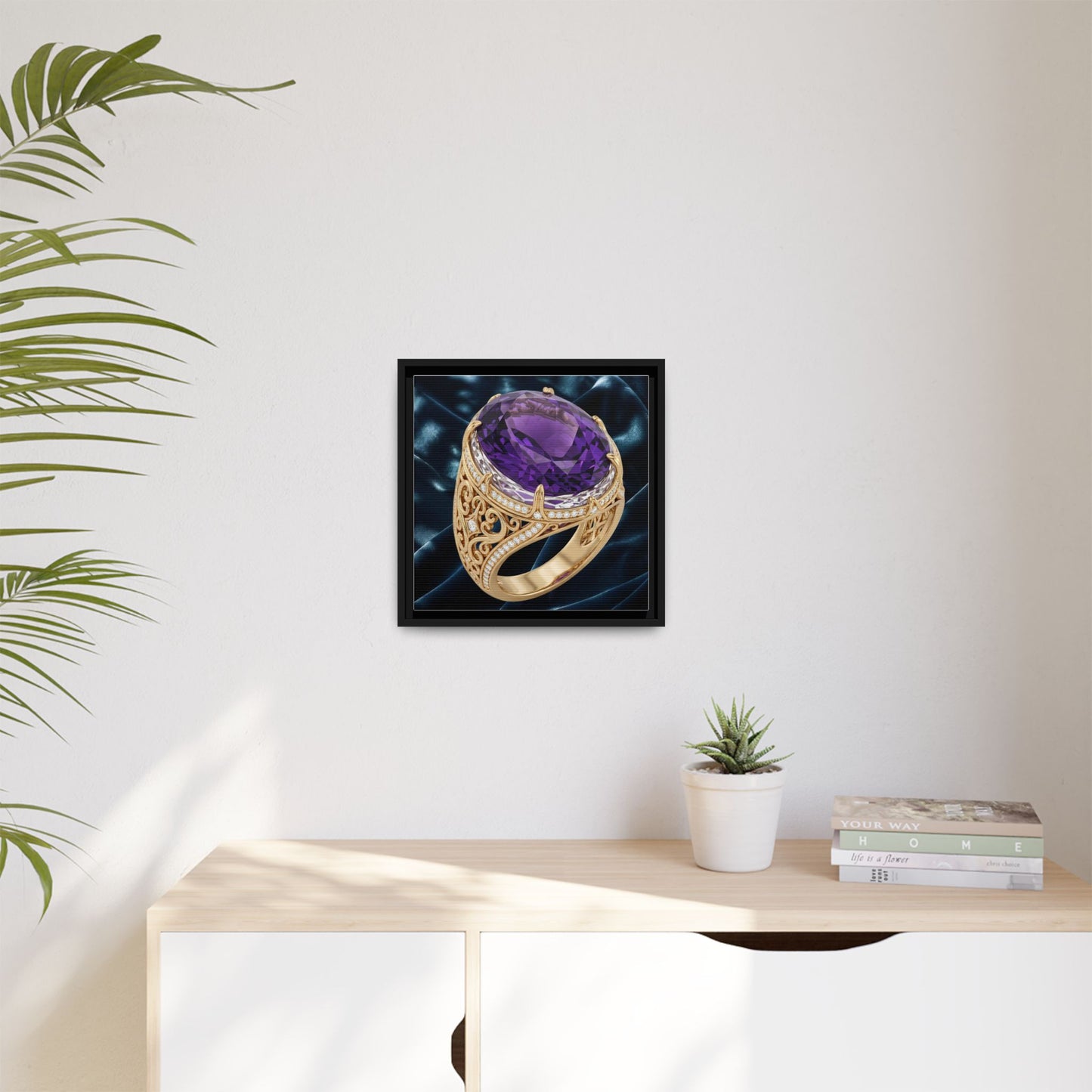Royal Amethyst Velvet Canvas