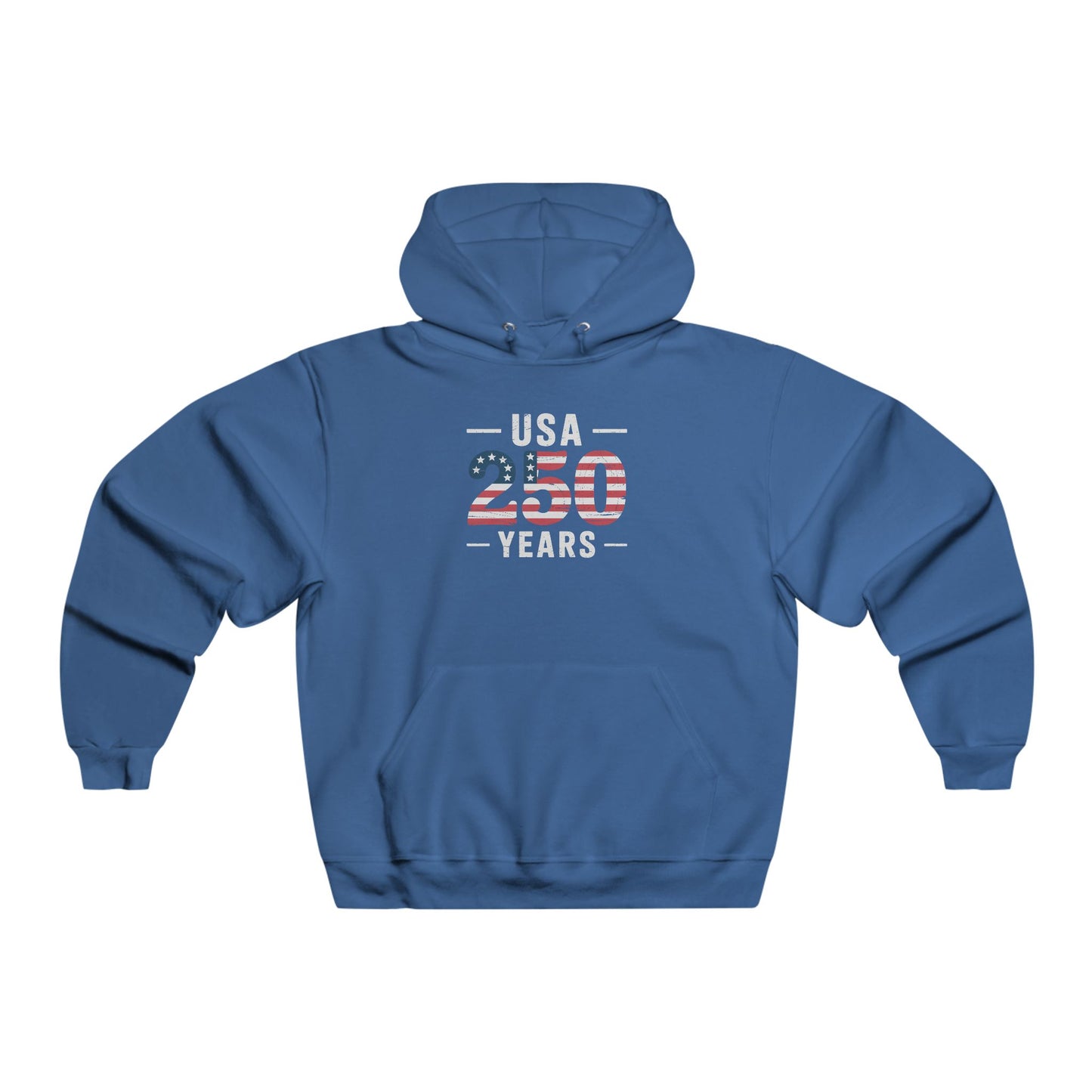 USA 250 Years Patriotic Flag Hoodie
