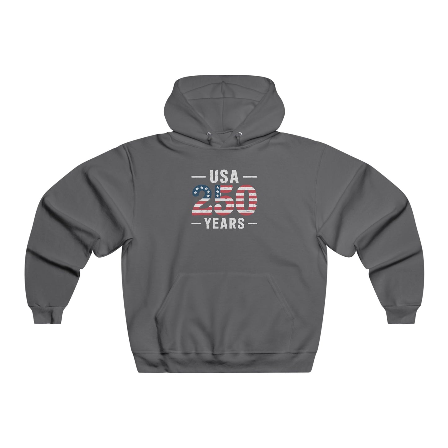 USA 250 Years Patriotic Flag Hoodie