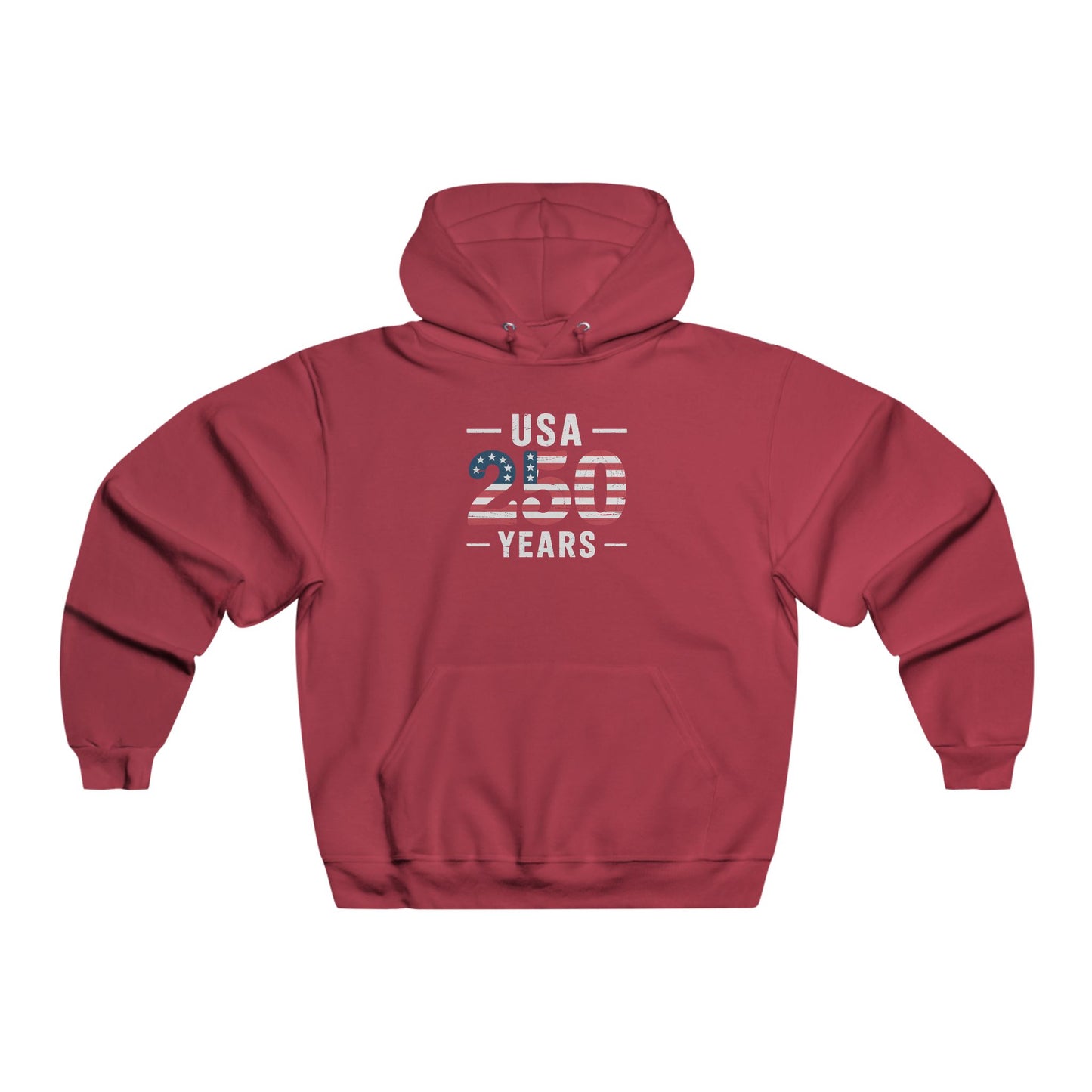 USA 250 Years Patriotic Flag Hoodie